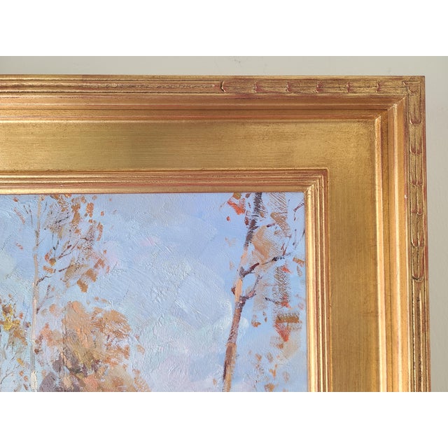 Calvin Liang Oil Painting Rural California Impressionist Landscape For Sale - Image 10 of 14