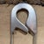 Postmodern Large Wall Sculpture Silver-Colored Metal Safety Pin Post Modern For Sale - Image 3 of 9
