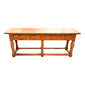 Huge Drexel Heritage Console Table 90"