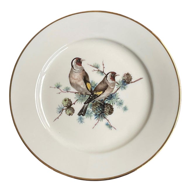 Mid 20th Century Porcelain Song Bird Plates JKW Western Germany, Set of 6 For Sale - Image 6 of 18