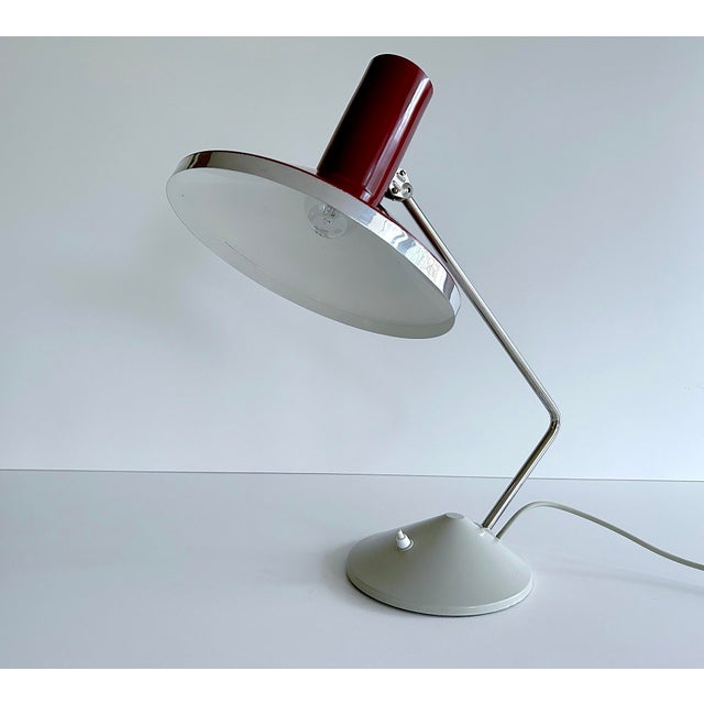 Large Vintage Desk Lamp from Helo, 1960s For Sale - Image 4 of 18