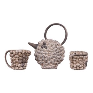 A Doll Head Studio Pottery Tea Set