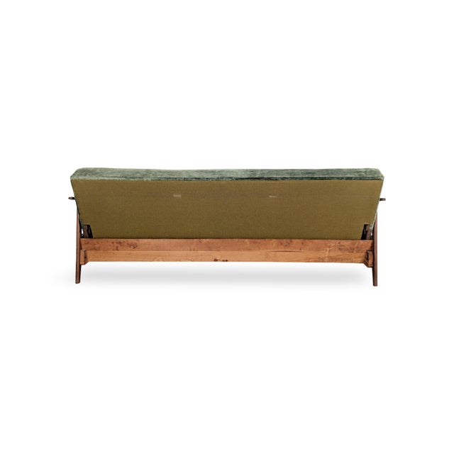 Mid-Century Modern Three-Seater Sofa in Teak For Sale - Image 6 of 12