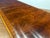 Brown Large 14 Ft. Traditional Multi-Banded Mahogany Dining/Banquet Table by Leighton Hall - Showroom Sample For Sale - Image 8 of 16