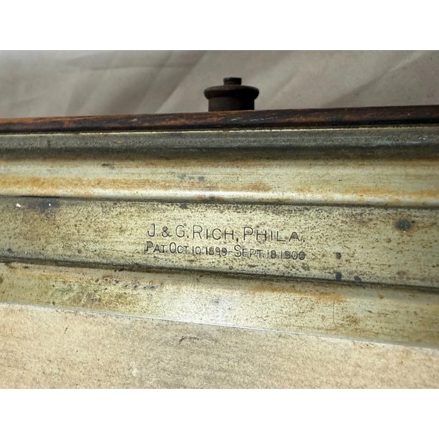 Rare Antique 1900 J & G Rich Phila Drafting Writing Table Box Tool Set Lap Desk For Sale - Image 11 of 11