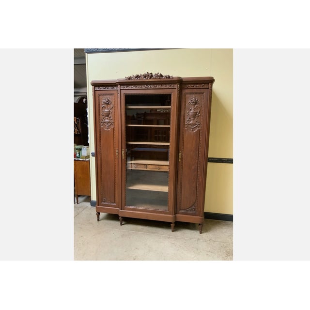 Antique Art Nouveau Display Cabinet, 1900 For Sale - Image 13 of 13