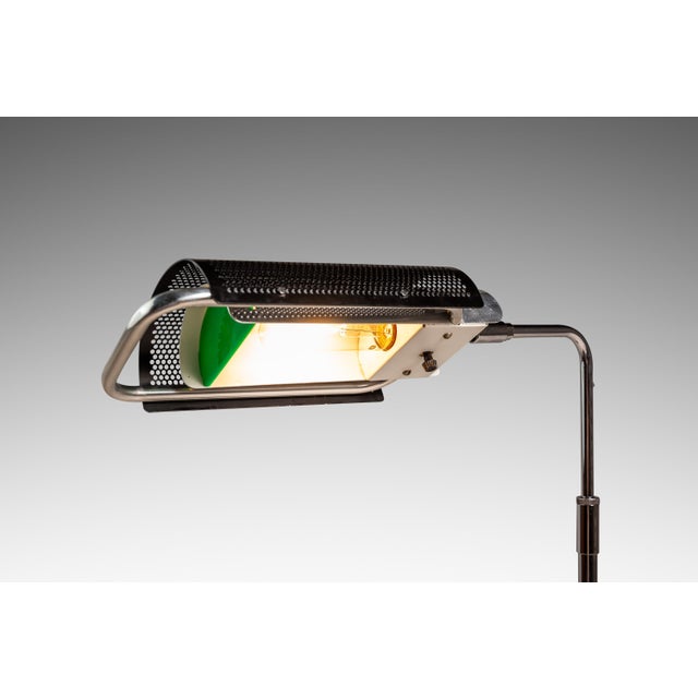 1960s Mid-Century Modern Koch & Lowy Industrial Omi "Eyeshade" Adjustable Floor Lamp For Sale - Image 11 of 16