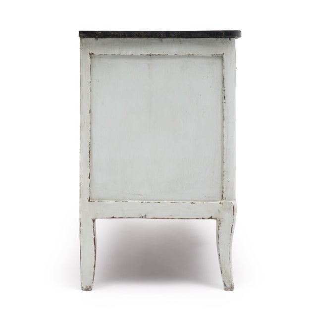 Wood Period Painted French Antique Chest For Sale - Image 7 of 9