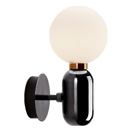 Black Ceramic Aballs A Wall Lamp by Jaime Hayon for Parachilna, 2010s For Sale