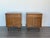 Mid-Century Modern Pair of Late 20th Century Mid-Century Double Door Nightstands For Sale - Image 3 of 6