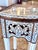 1990s Contemporary White Mother-of-Pearl Inlay Side Table For Sale - Image 9 of 9
