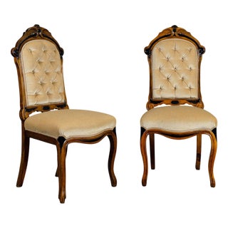 Louis Philippe Chairs, Late 19th Century, Set of 2 For Sale