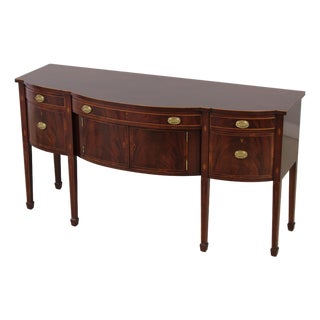 Kindel National Trust Mahogany Inlaid Buffet Sideboard For Sale