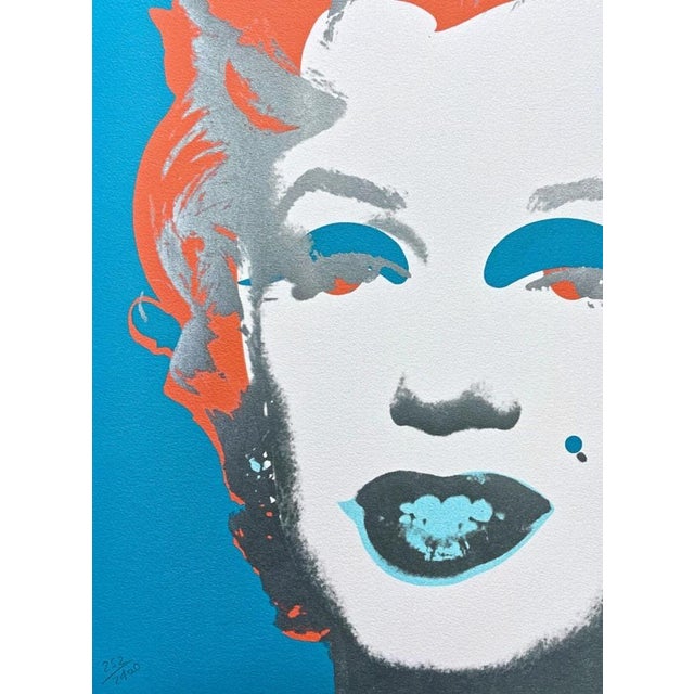 After Andy Warhol, Marilyn Monroe Blue-Red, 1980s, Print For Sale - Image 3 of 6
