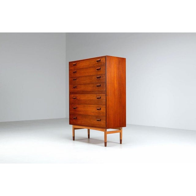 1960s Chest of Drawers in Teak by Børge Mogensen for Soborg Mobelfabrik, Denmark, 1960s For Sale - Image 5 of 13