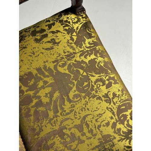 Italian armchair, 18th century. Richly decorated armchair. Originating from Northern Italy. Venetian style. (Presumably...