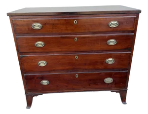 A Very Nice Antique Pennsylvania Hepplewhite Cherry Chest of Drawers, Circa 1800