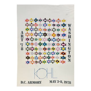 78 Washington d.c. Armory Vintage Poster Lithograph by Barbara Kohl Spiro Art For Sale