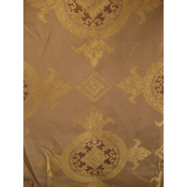 Mid 19th Century Pair of French Empire Silk Panels Over 10 Yards For Sale - Image 9 of 12