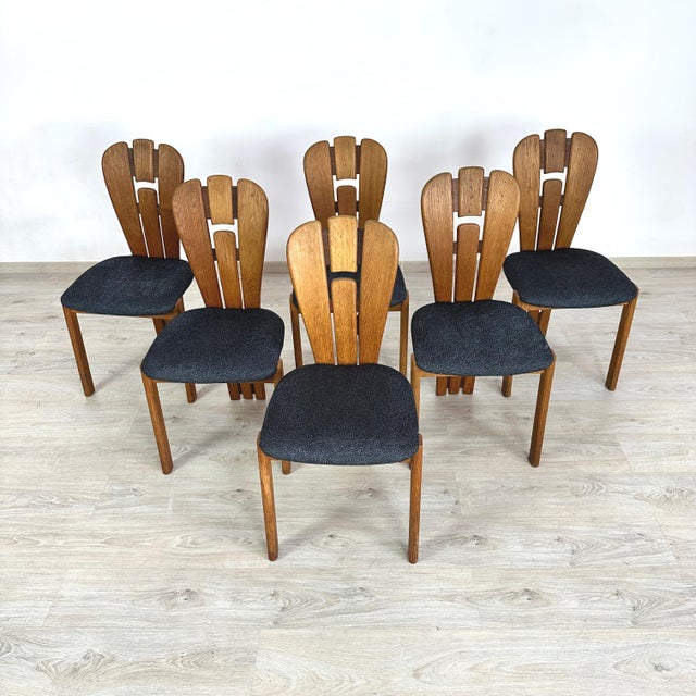 Dutch Brutalist Dining Chairs – Set of 6 For Sale - Image 4 of 11