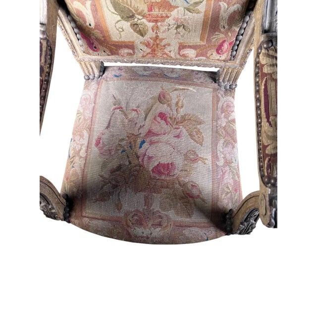 Wood Early 19th Century Fabulous Louis XVI Style Miniature Chair With Original Petit Point Upholstery For Sale - Image 7 of 16