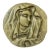 Mid-Century Italian Neoclassical Plaster Bas-Relief Virgin Mary Wall Medallion - Mold #559 For Sale