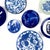 Elevate your space with this stunning, curated 7-piece collection of vintage blue and white wall plates. Perfect for...
