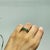 Art Deco Style 0.85 Ct Green Emerald Channel Set Half Eternity Band Ring Size 7.5 For Sale - Image 9 of 15