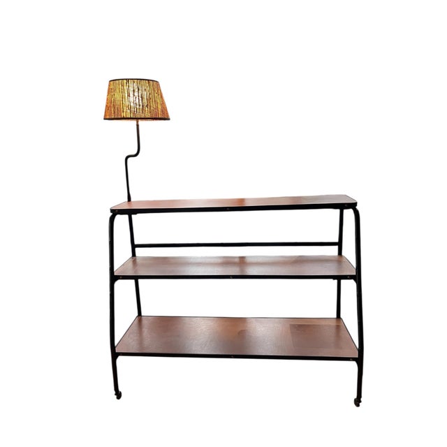 Vintage Stitched Leather Bookcase by Jacques Adnet, 1950s For Sale - Image 9 of 15