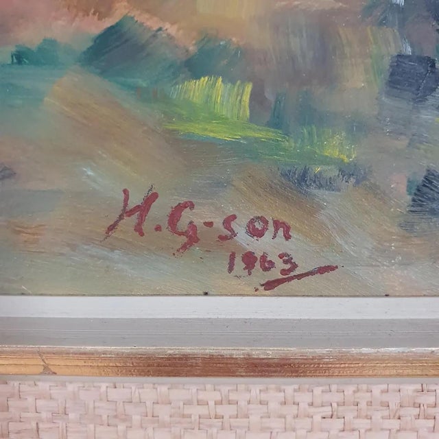 H. G-Son, Cézanne Study, 1963, Oil on Panel For Sale - Image 17 of 18