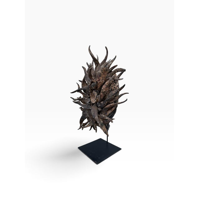 An exceptionally rare and imposing exhibition-grade "Gela" power mask (frequently referred to as a warrior or war mask)...