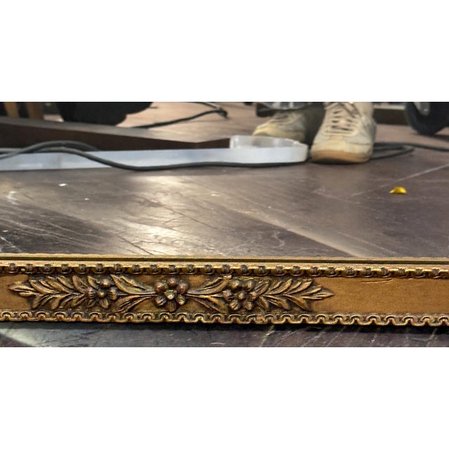 Mid 20th Century Mid-Century Italian Rococo Style Carved Giltwood & Composite Shell Wall Mirrors - Pair For Sale - Image 5 of 8