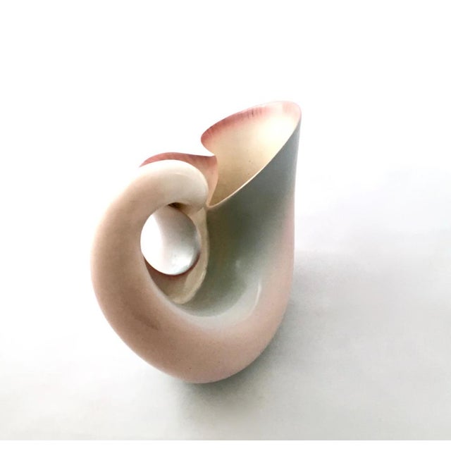 Light Pink Lacquered Terracotta Vase by Vibi, Italy, 1960s For Sale - Image 4 of 14