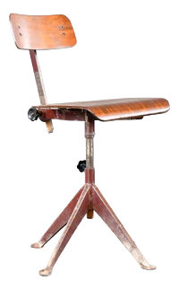 Workstation Chair attributed to Jean Prouvé by Experfi, Paris, 1930s