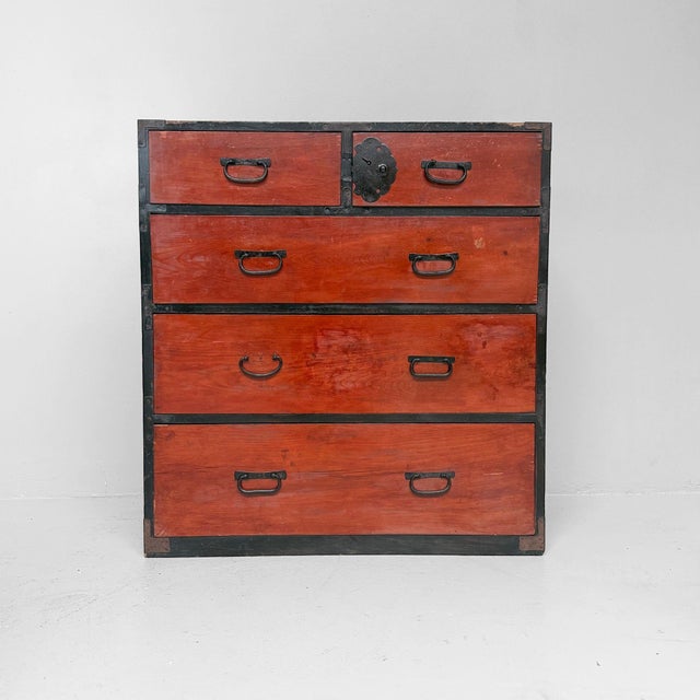 Japanese Kimono Tansu Storage Chest, 1880s For Sale - Image 13 of 13