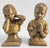 1950s Chalkware Boy Girl Bookends Figurines For Sale - Image 9 of 9