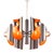 Space Age Pendant Lamp with Aluminum Tubes from Raak Amsterdam, 1970s For Sale - Image 3 of 8