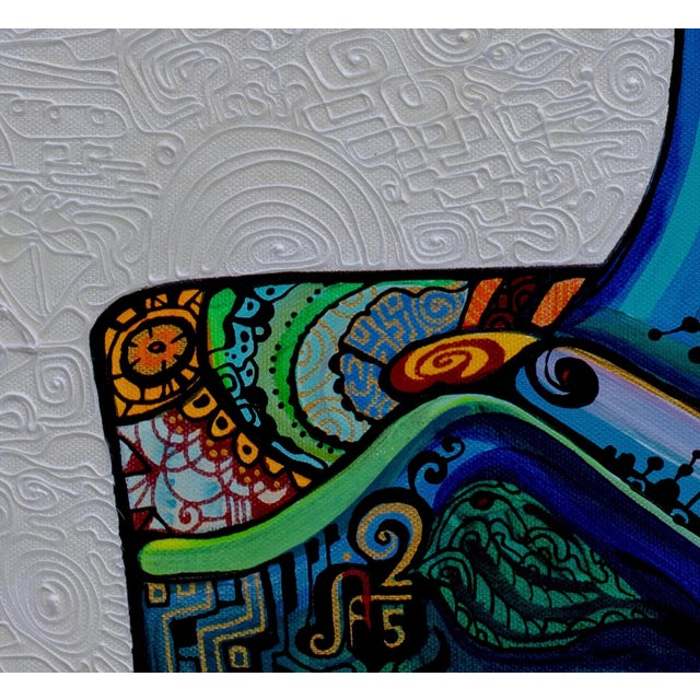 Abstract Alexander Arshansky, "Vulnerity" Abstract/Cubist Piece For Sale - Image 3 of 3