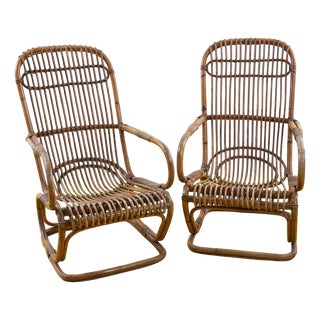 Armchairs, Italy, 1950s, Set of 2 For Sale