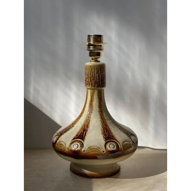 Large Ceramic Table Lamp from Søholm, 1960s For Sale - Image 6 of 7