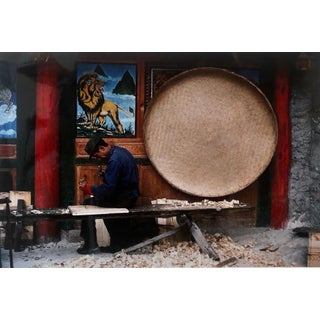 Mark Abrahamson, Vintage Photograph Cibachrome Jiuzhaigou Sichuan China Color Photo Print Lion, 1987 For Sale