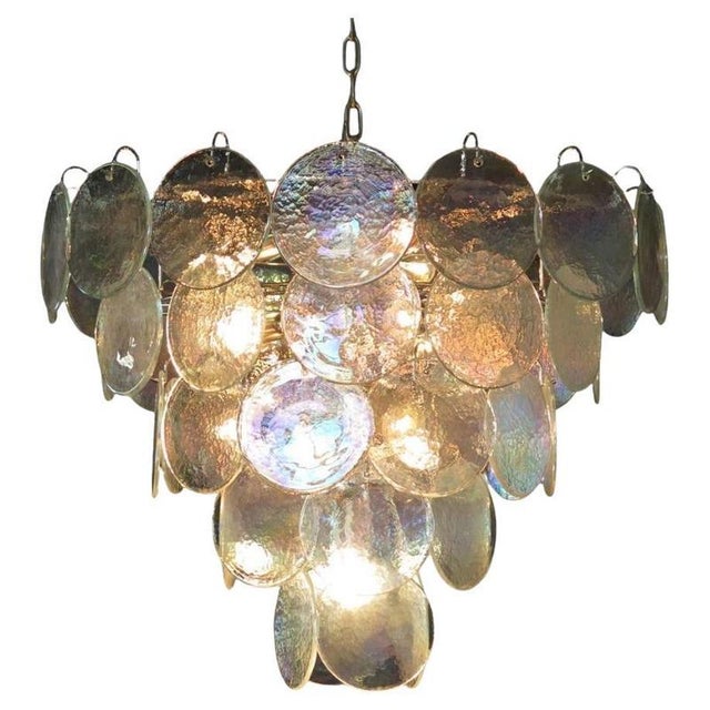 Murano Glass Discs Chandelier, 1990 For Sale - Image 15 of 15