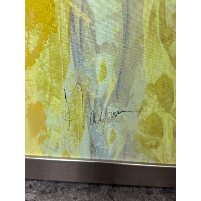 Contemporary Poppies Landscape Painting, Signed For Sale - Image 9 of 11