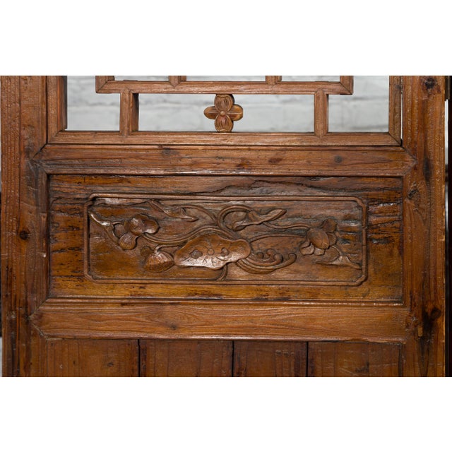 Chinese Qing Dynasty 19th Century Architectural Panels with Fretwork - A Pair For Sale In New York - Image 6 of 12
