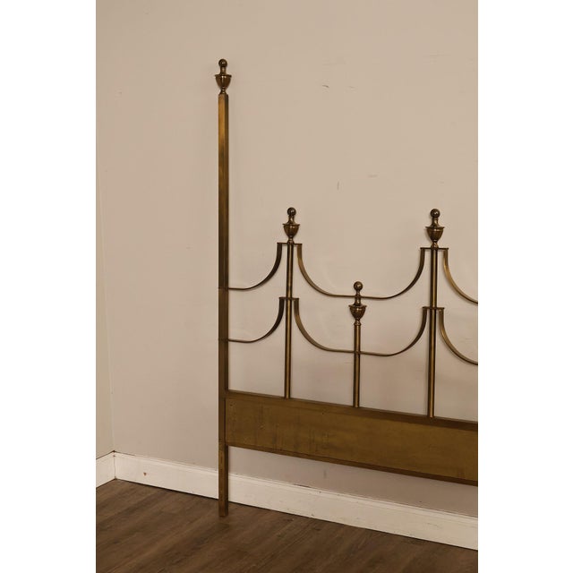 Mastercraft Mastercraft Vintage Brass King Headboard For Sale - Image 4 of 18