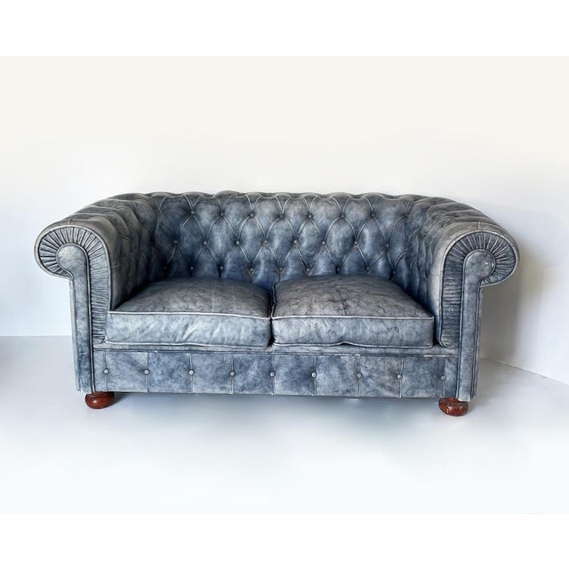 Chesterfield-Style Leather Sofa, 1990s For Sale - Image 14 of 14