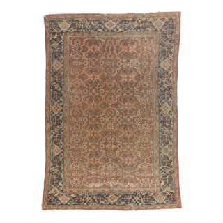 Antique Persian Mahal Rug, 08'02 X 11'08 For Sale