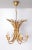 Gilded Brass Wheat Sheaf Chandeliers, Italy, 1970s, Set of 2 For Sale - Image 10 of 11