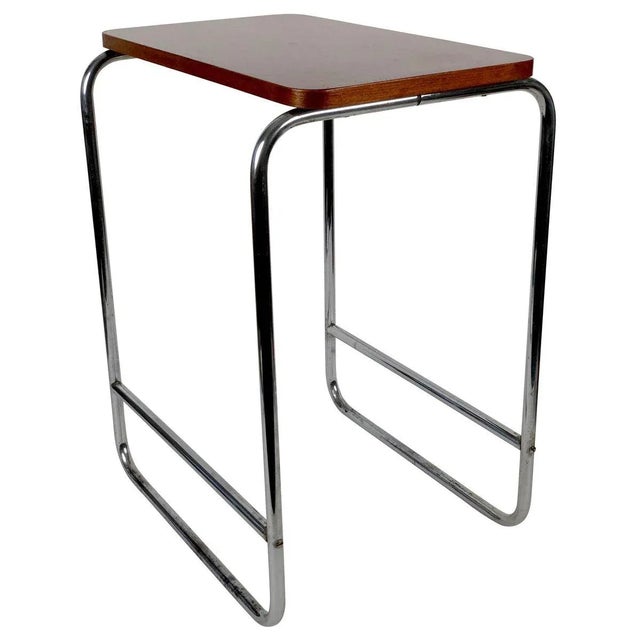 Bauhaus Table with Bakelite Tabletop, 1930s, Czech Republic For Sale - Image 8 of 8