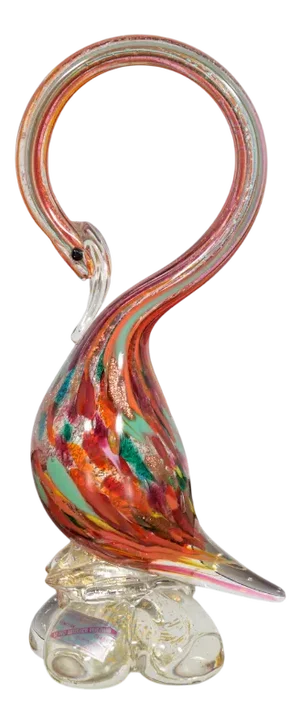 Murano Glass Swan Figurine from Made Murano Glass, 1960s
